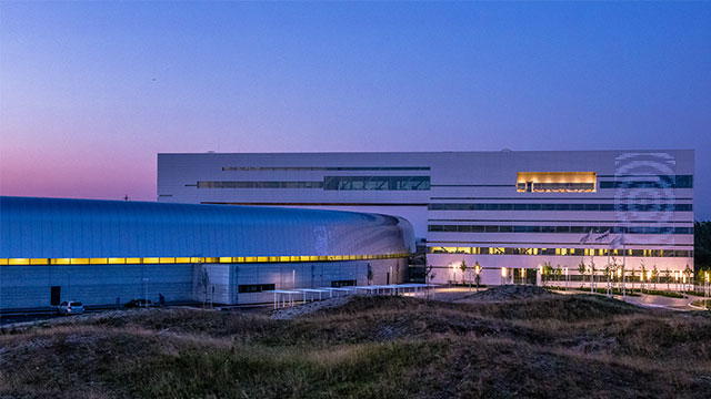 Max IV building in Lund